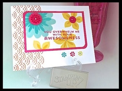 Simply Simple FLASH CARD - Overwhelming Awesomeness Card by Connie Stewart
