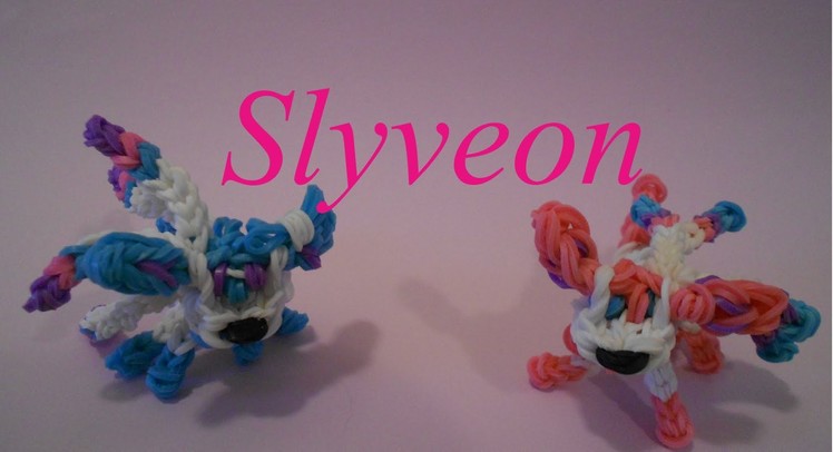 Slyveon Pokemon- Rainbow Loom Charms