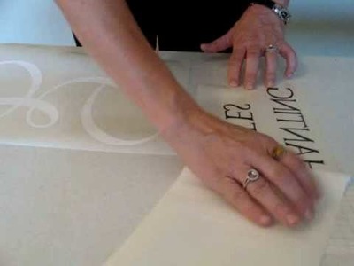 Vinyl Wall Letter Application