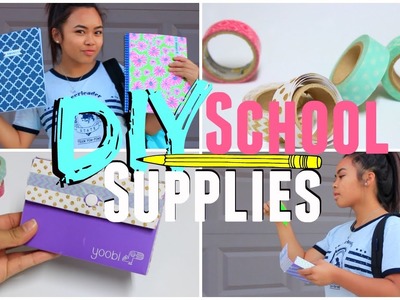 BACK TO SCHOOL 2015: DIY School Supplies! │ Julie Malonzo