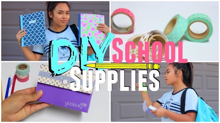 BACK TO SCHOOL 2015: DIY School Supplies! │ Julie Malonzo