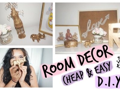 Cheap, Easy & Quick DIY Bedroom DECOR! +GIVEAWAY WINNER