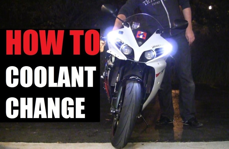 DIY: 09-14 Yamaha YZF-R1 Coolant Change Step By Step. How to Change Coolant on Motorcycle Yamaha R1