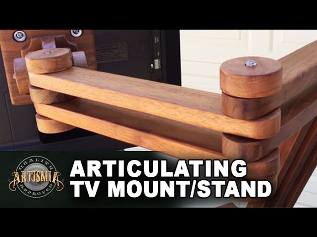 DIY Articulating TV Mount.Stand ~ Artismia ~ Wood Working