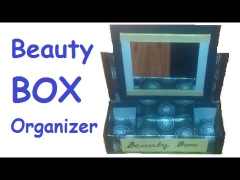 DIY Beauty Box ORGANIZER - Recycle
