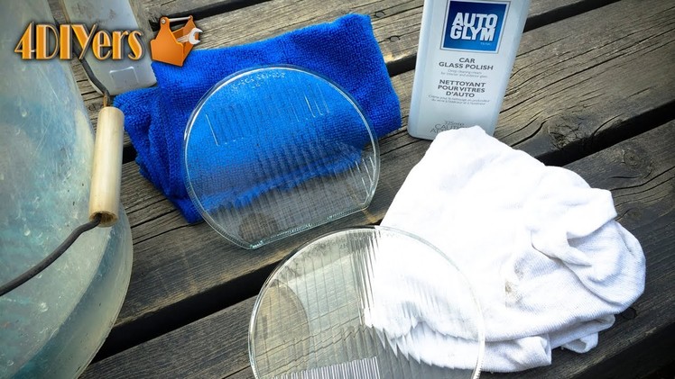 DIY: BMW Glass Headlight Diffuser Lens Polishing