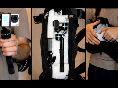 DIY Camera Bag for Feiyu Tech G3 GoPro Stabilizer Gimble + Test Footage