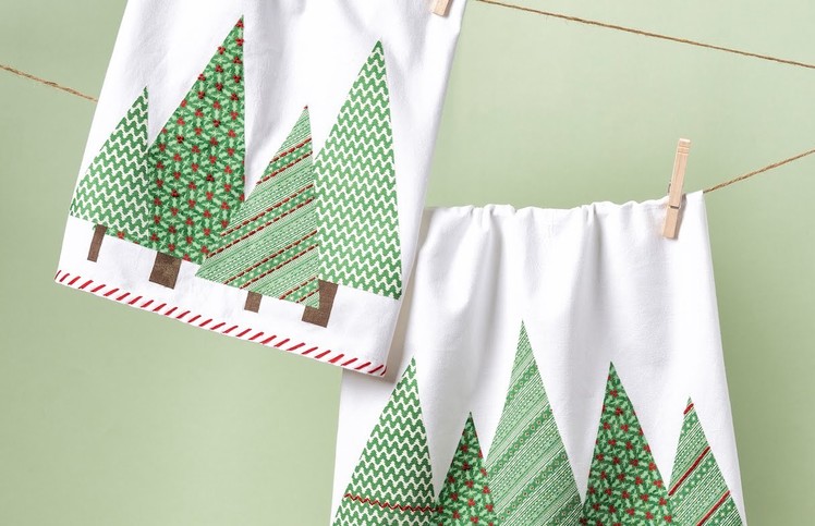 DIY Christmas Gifts | Christmas Craft | Apostrophe S | Tree Towels