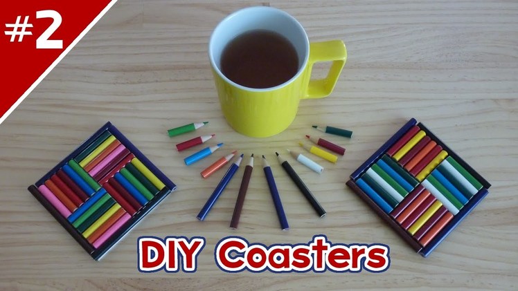 DIY Colored Pencil Coasters! - Part 2 of 2