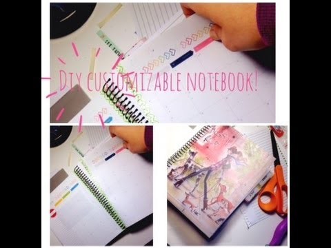 DIY Customizeable Spiral Notebook!