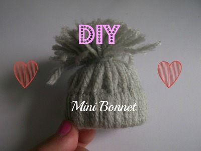 DIY : Cute Mini Bonnet ♥