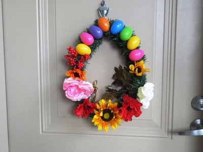 DIY Easter Spring Combination wreath