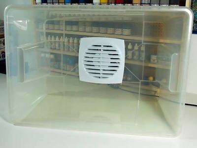 DIY - Easy to Clean Airbrush Paint Booth