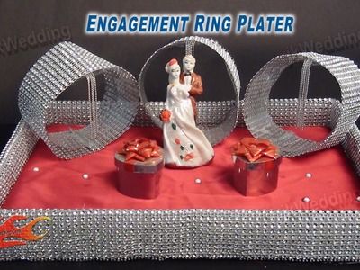 DIY Engagement. Wedding Ring Platter  | How to make | JK Wedding Craft 015