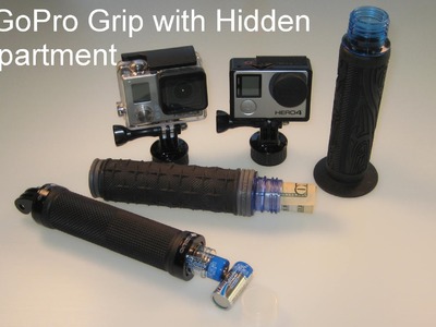 DIY GoPro Handle Grip with Storage Compartment Inside: Step-By-Step How-to Build