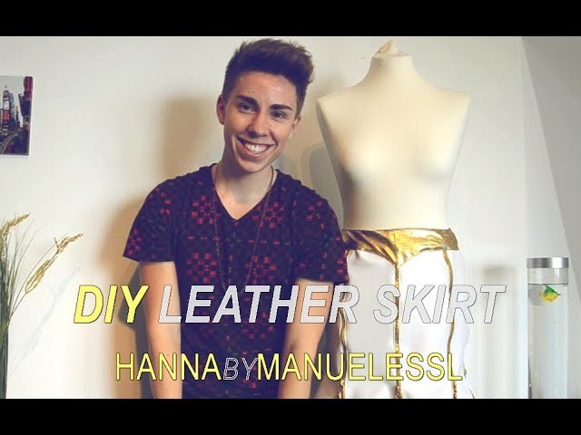 DIY Leather Skirt - HANNA BY MANUELESSL