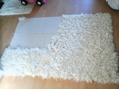 Diy shaggy rug