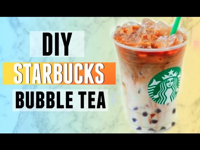 DIY Starbucks Boba. Bubble Tea | Iced Caramel Macchiato Recipe! 2015