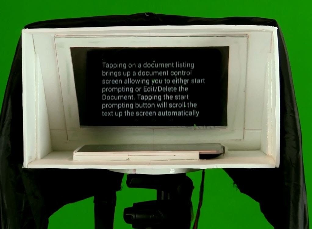 diy teleprompter diy teleprompter