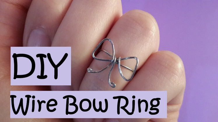 DIY Wire Bow Ring | 7 Easy Steps