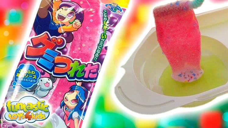Funny & Delicious Popin Cookin DIY Gumi Tsureta Opening Gummy Bear Candy Japanese Candies