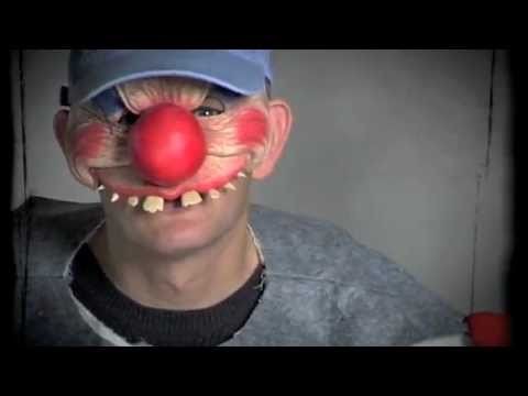 Funny Scary Clown Halloween Costume & Mask