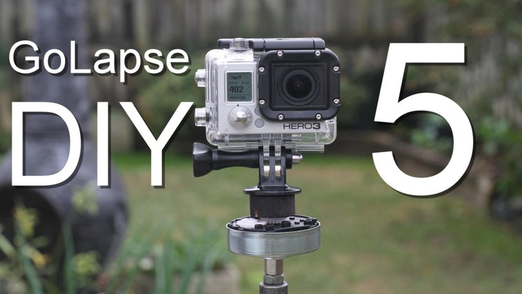 GoLapse DIY Part 5 - How To Make A GoPro Time-Lapse Panning Unit