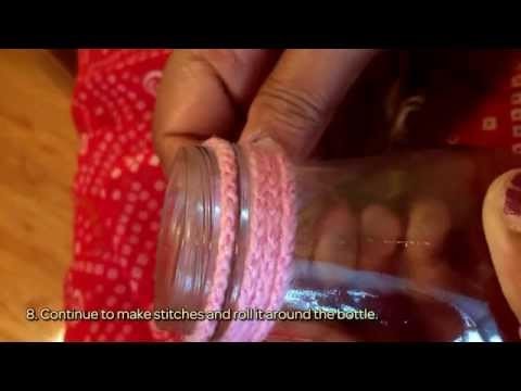 How To Create A Beautiful Flower Vase Using Yarn - DIY Home Tutorial - Guidecentral