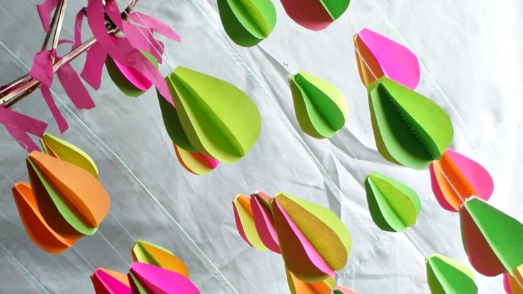 How To Make a Colorful Umbrella Frame Mobile - DIY Home Tutorial - Guidecentral