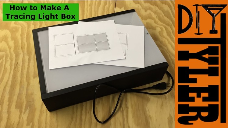 How to Make a DIY LED Tracing Light Box 020