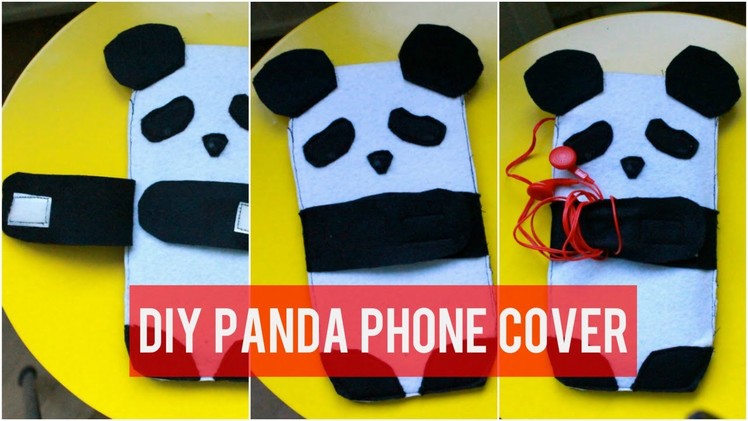 How To Make a Panda Phone Cover | DIY Gift Idea