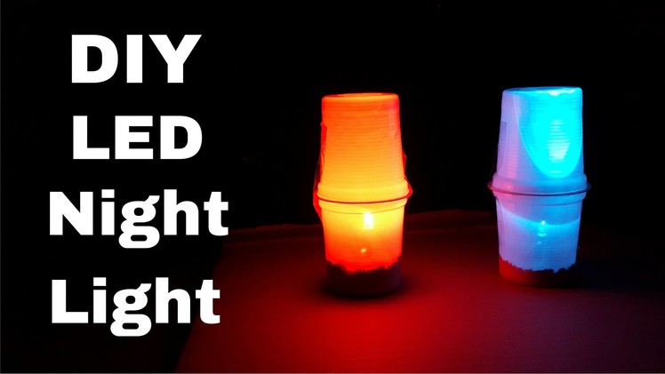 How to Make Simple LED Table.Night Lamp | DIY LED Night Light