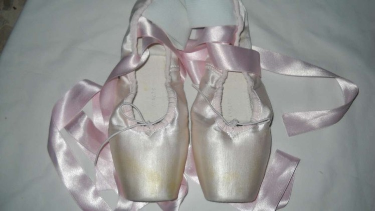 How To Sew Ribbons And Elastic Bands On Pointe Shoes - DIY Style Tutorial - Guidecentral