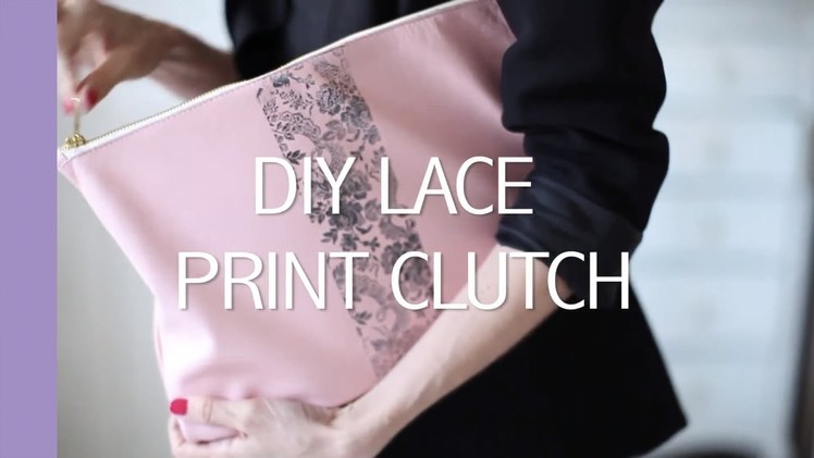 HSN | DIY Lace Print Clutch w.the Anna Griffin Ink Pads & Stamp Set