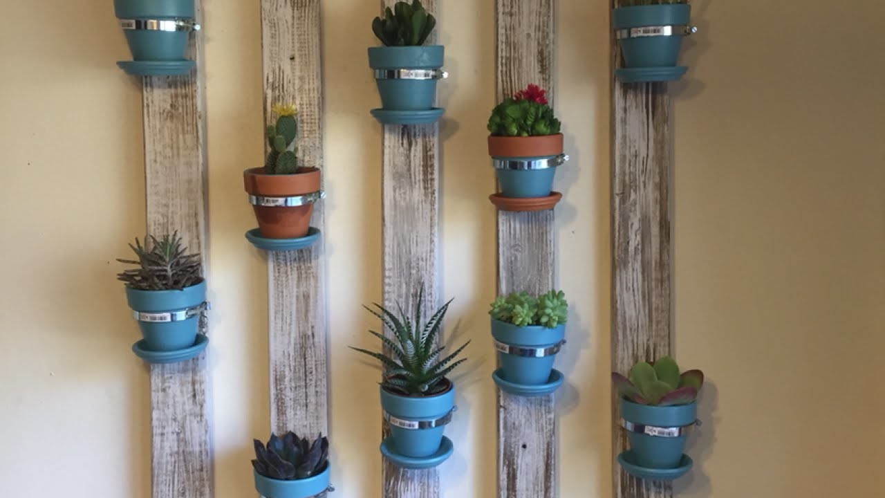 Make A Cool Succulent Wall Planter DIY Home Guidecentral make-a-cool-succulent-wall-planter-diy-home-guidecentral