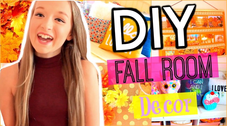 Make YOUR Room Look Cozy | DIY Fall Room Decor+ Organization Tips!