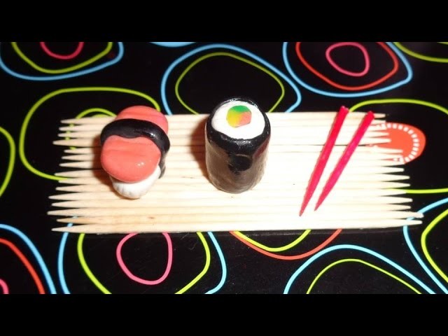 Miniature Sushi - DIY LPS Crafts, Easy Doll Crafts & Dollhouse Accessories