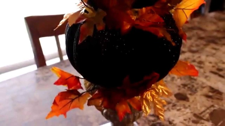 DIY 3 Tiered Pumpkin Topiary!