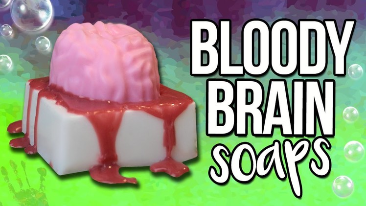 DIY BRAIN SOAP! ♥ Perfect Halloween Gifts!