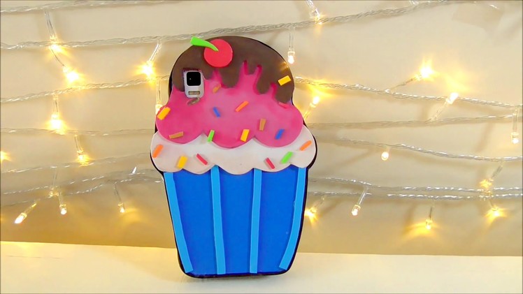 DIY crafts: cupcake mobile case EVA foam Isa ❤️