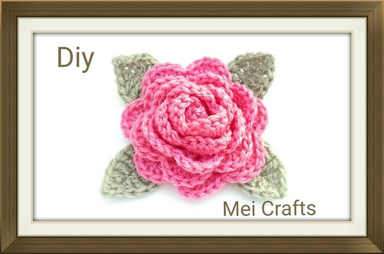 Diy: crochet a big flower
