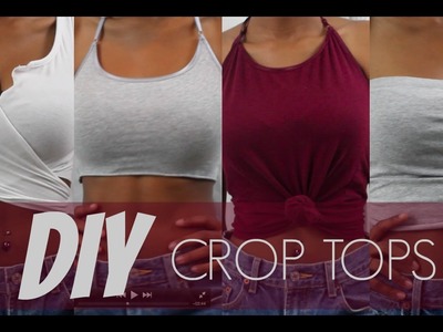 DIY | Crop Tops Out Of Tank Tops