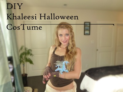 DIY Daenerys Targaryen Dorthraki No Sew Easy Halloween Costume