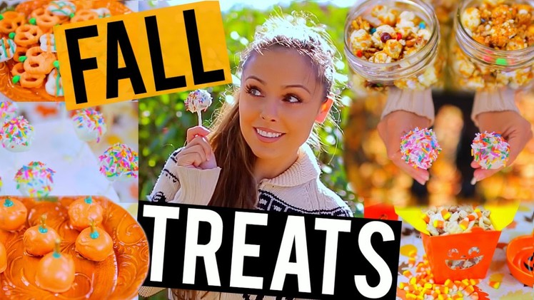 DIY Fall Treats + Snacks! Easy for Halloween Parties or Movie Nights! | Kristi-Anne Beil