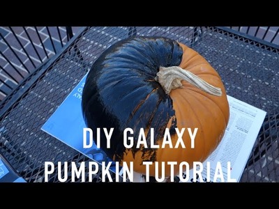 DIY Galaxy Pumpkin Tutorial