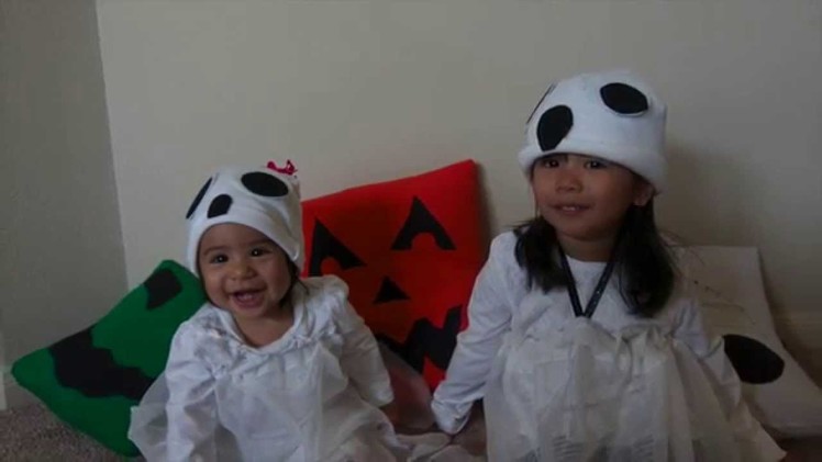 DIY Ghost Costume for Baby.Toddler