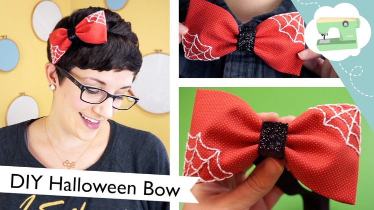 DIY Halloween Bow Headband: Tricks or Treats