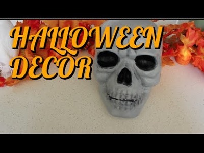 DIY HALLOWEEN DECOR - Painted Skull