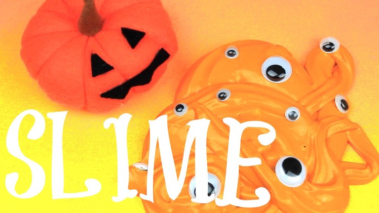 DIY halloween slime!