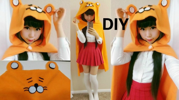 DIY Hamster Hoodie Cloak. Cape Inspired by Umaru-chan | Halloween 2015